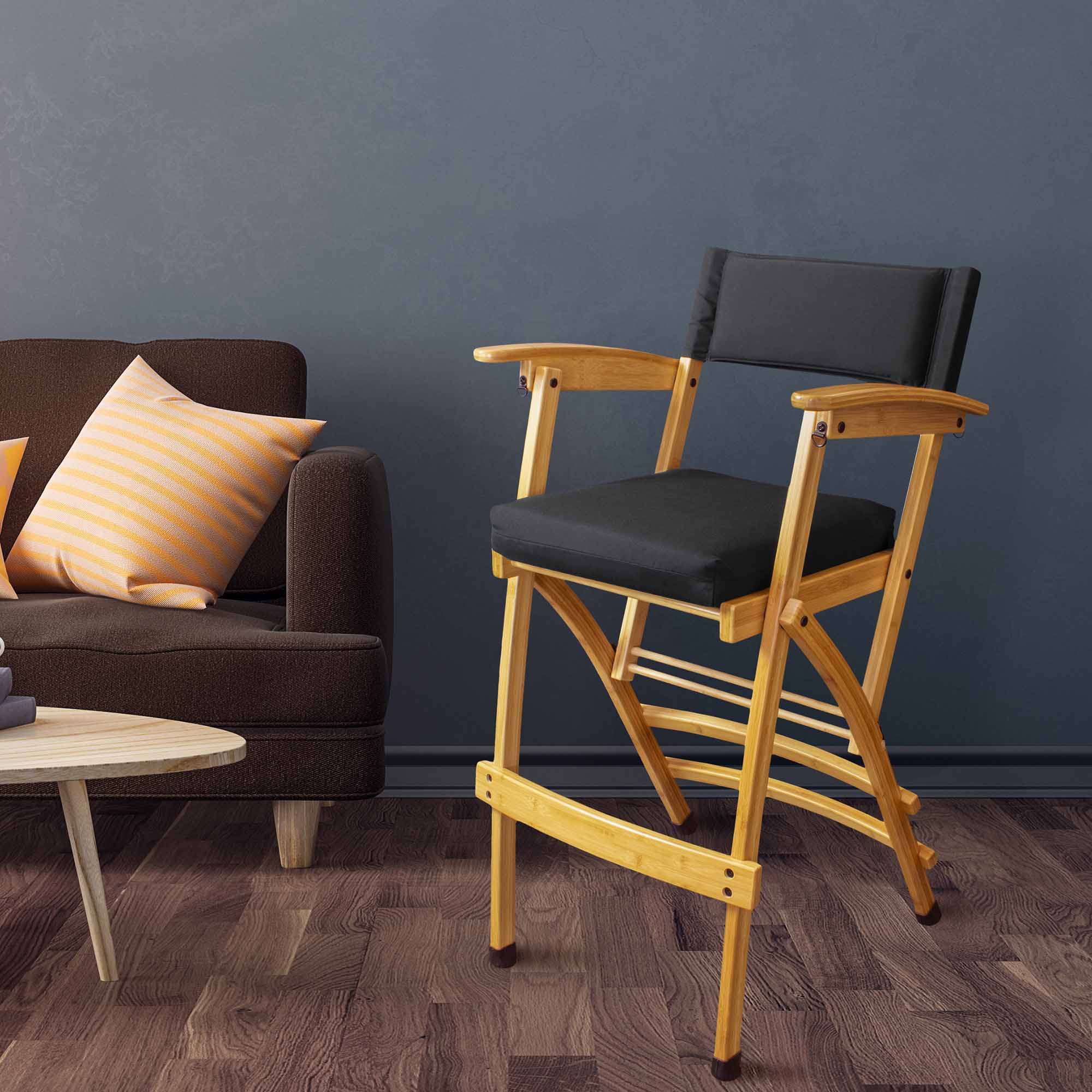32" Deluxe Bamboo Director's Chair