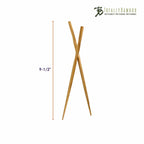 "Twist" Reusable Bamboo Chopsticks, 5 Pairs