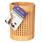 Lattice Bamboo Utensil Holder