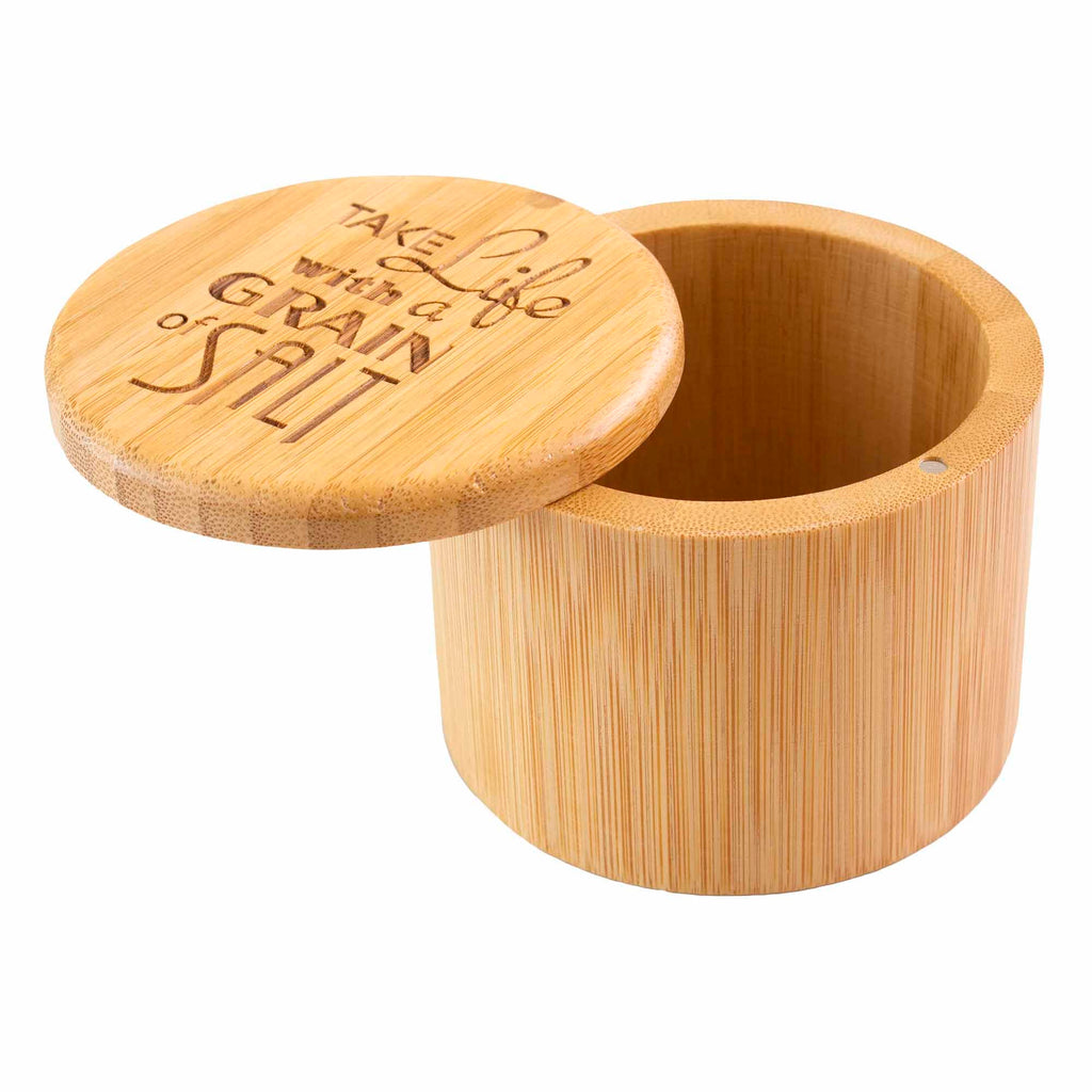 "Grain of Salt" Engraved Salt Cellar, 6-Oz. Capacity