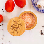 "Grain of Salt" Engraved Salt Cellar, 6-Oz. Capacity