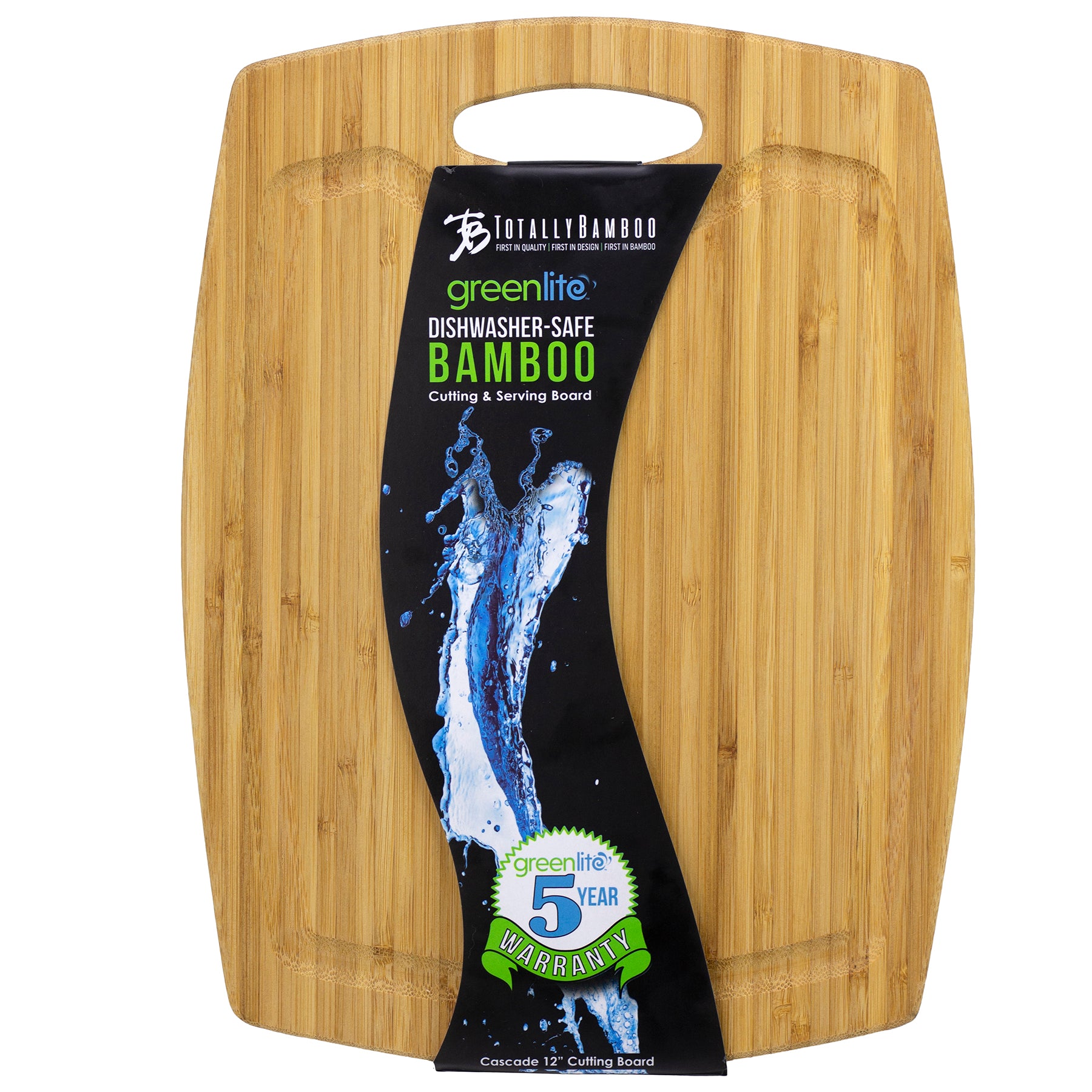 GreenLite Cascade Dishwasher Safe Cutting Board (12")