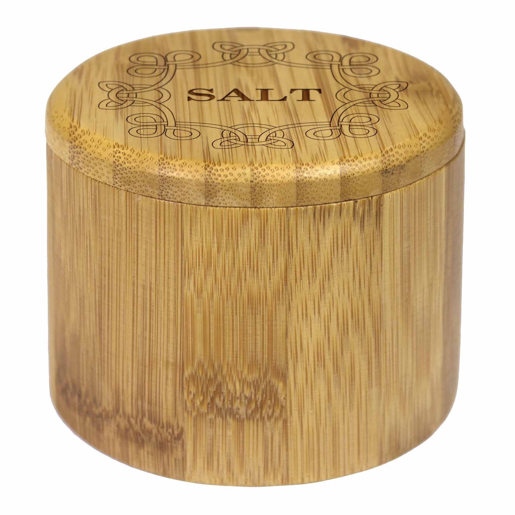 "Celtic Knot" Engraved Salt Cellar, 6-Oz. Capacity