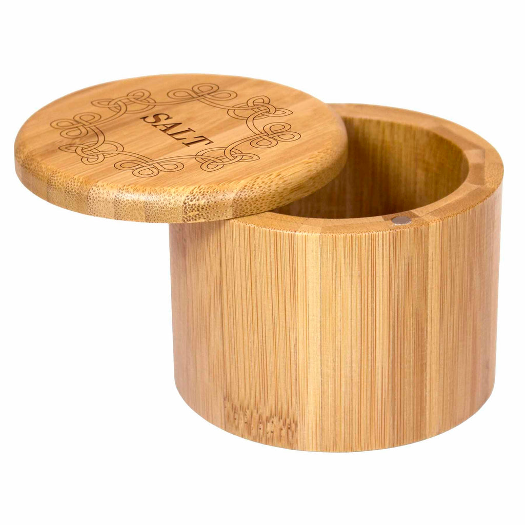 "Celtic Knot" Engraved Salt Cellar, 6-Oz. Capacity