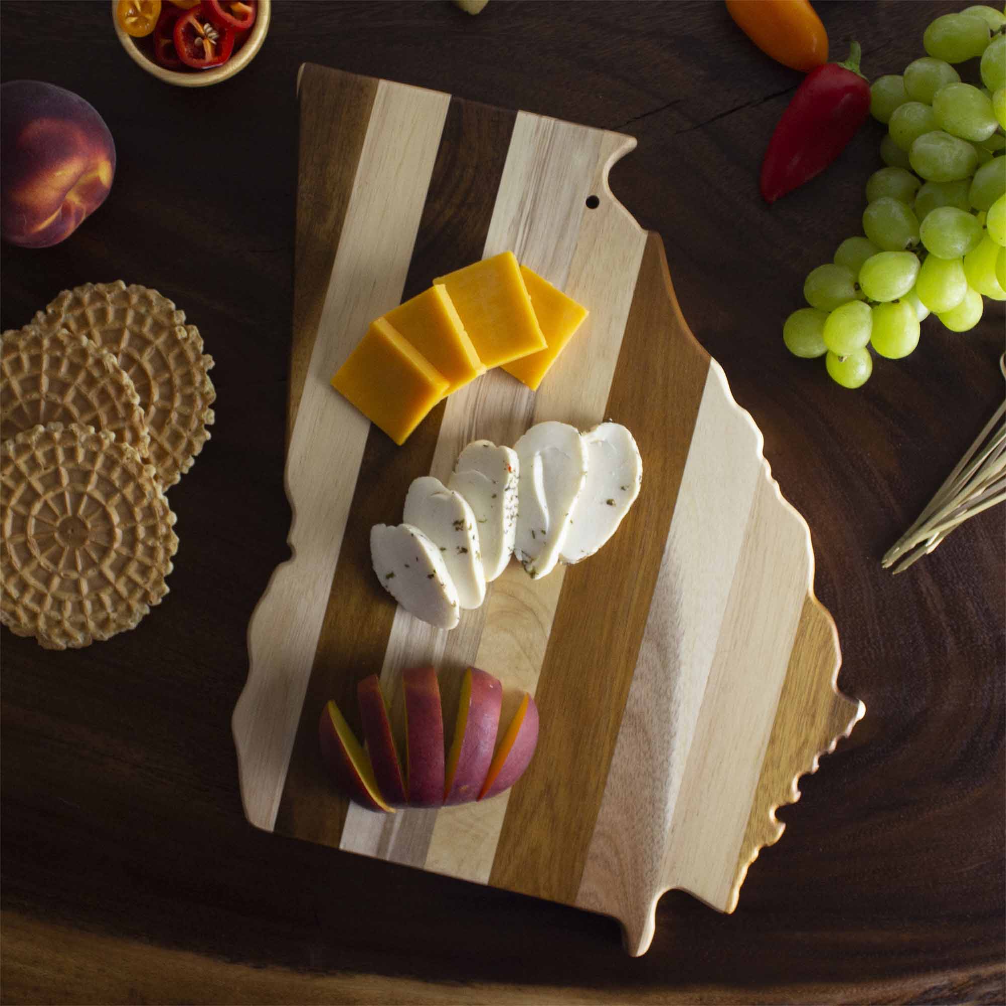 Rock & Branch® Shiplap Series Georgia Cutting Board