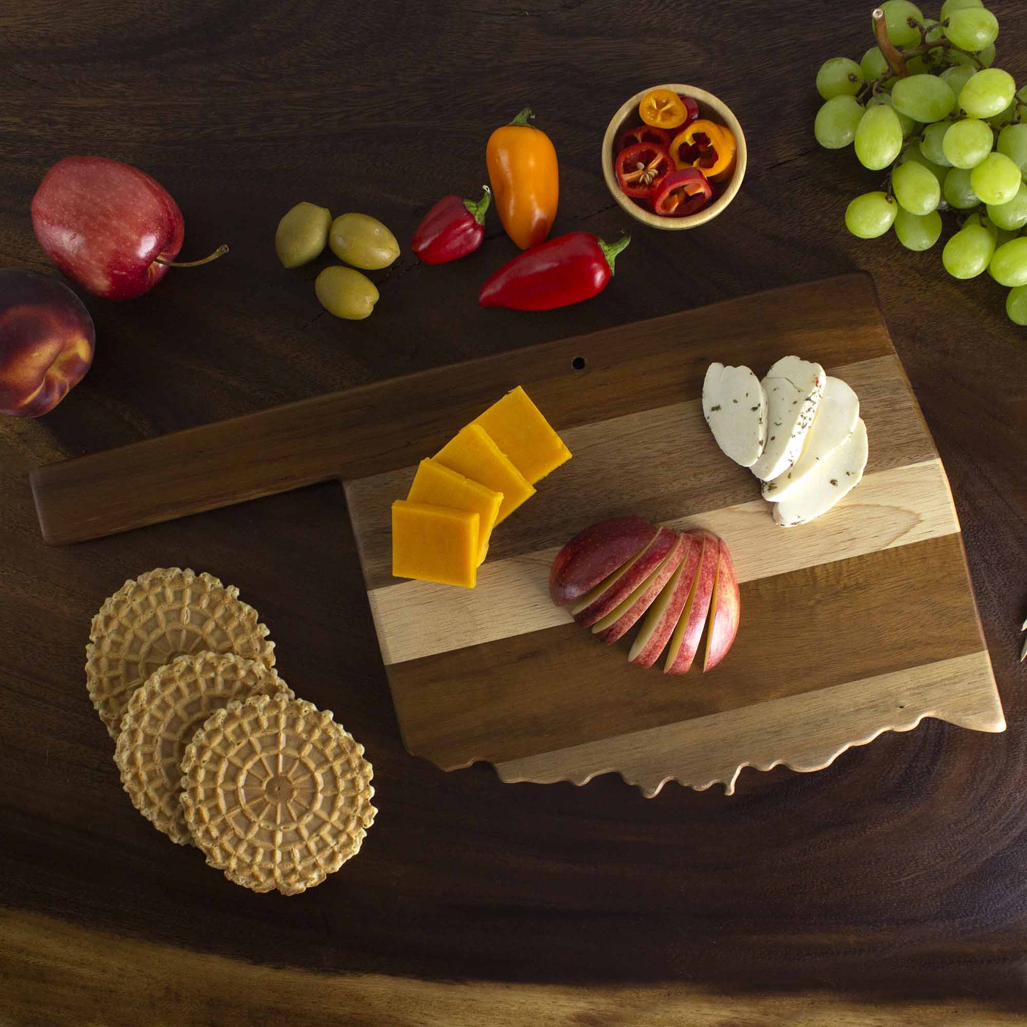 Rock & Branch® Shiplap Series Oklahoma Cutting Board