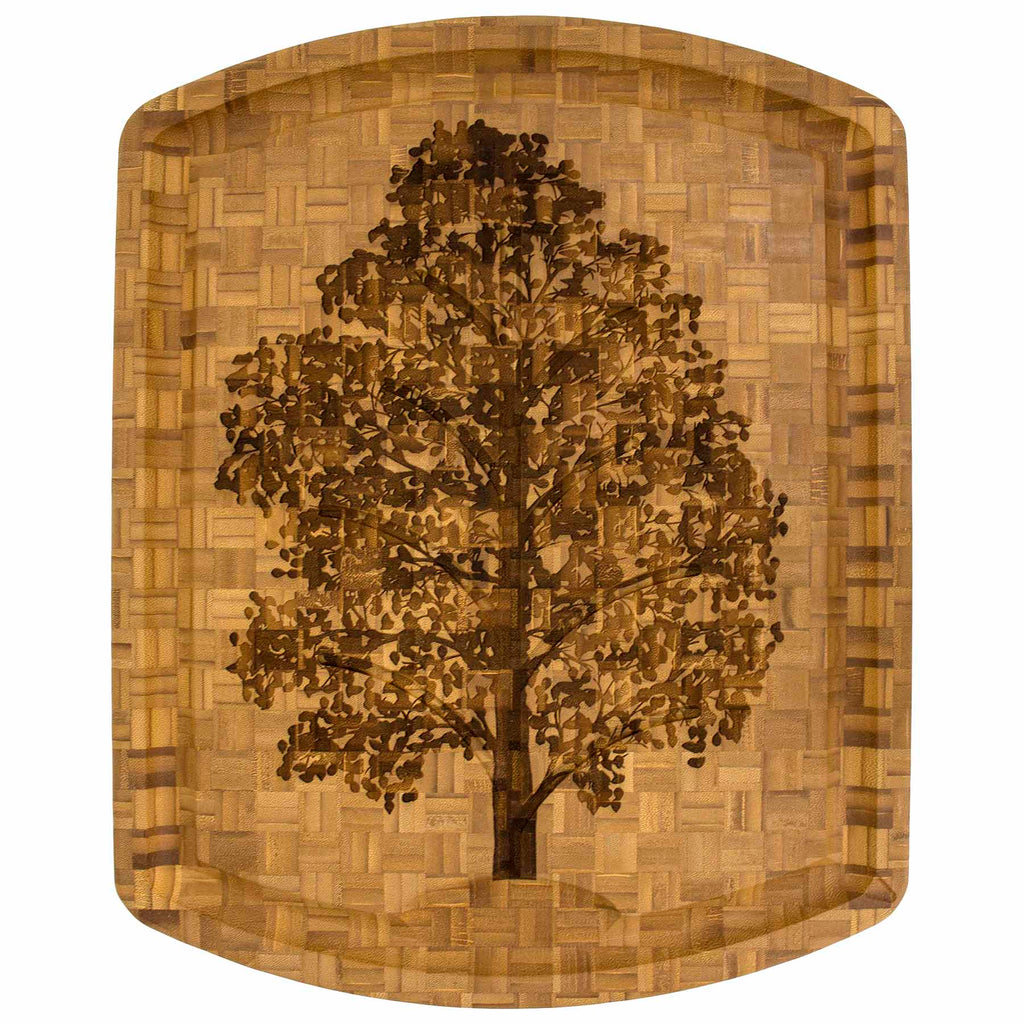 Family Tree Etched Carving Board, 19-1/2" x 15-3/4"