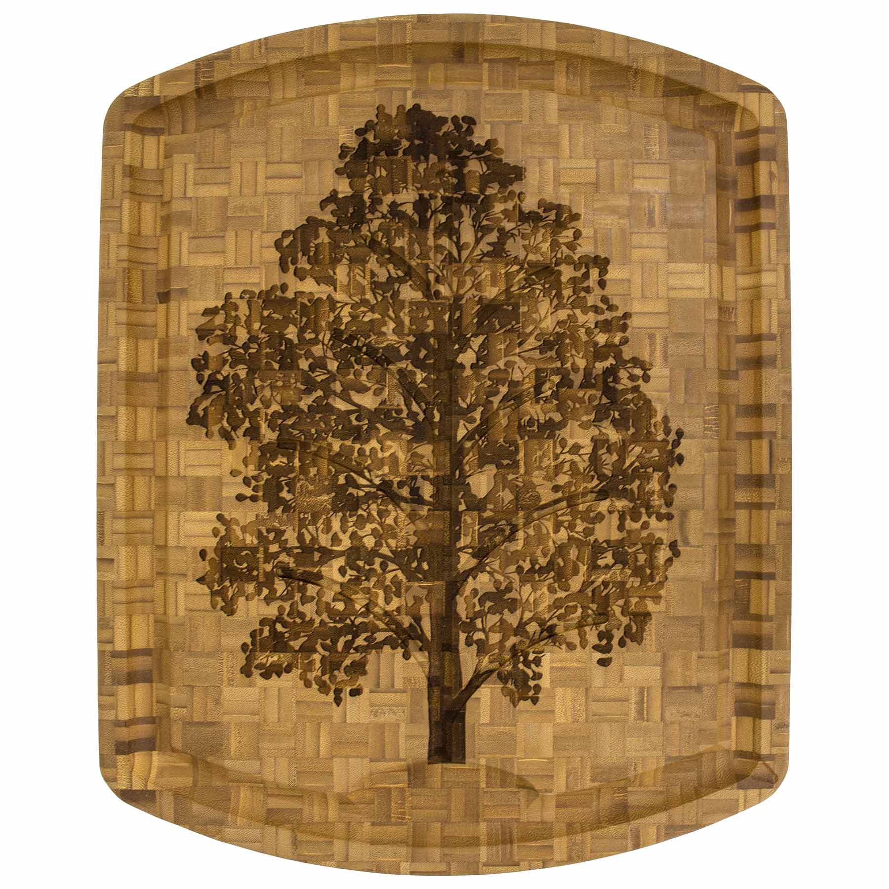 Family Tree Etched Carving Board, 19-1/2" x 15-3/4"