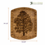 Family Tree Etched Carving Board, 19-1/2" x 15-3/4"