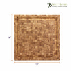 Pro Board End-Grain Carving Board, 16" x 16" x 2"