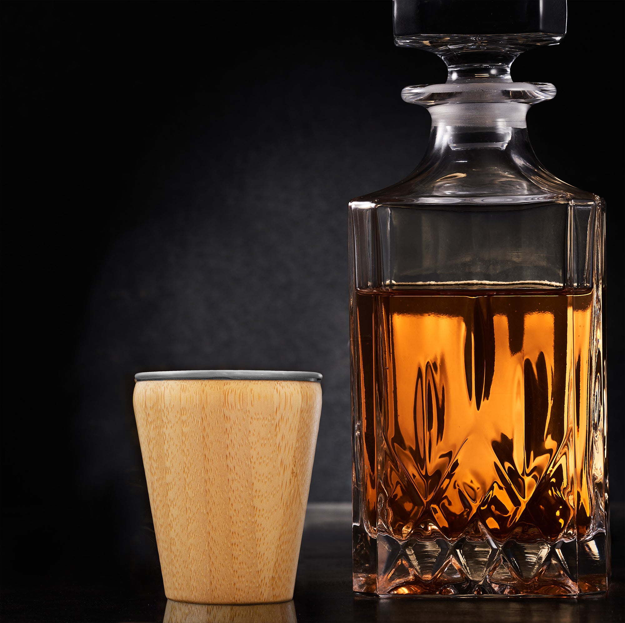 Escondido Engraved Bamboo 2oz Shotglass