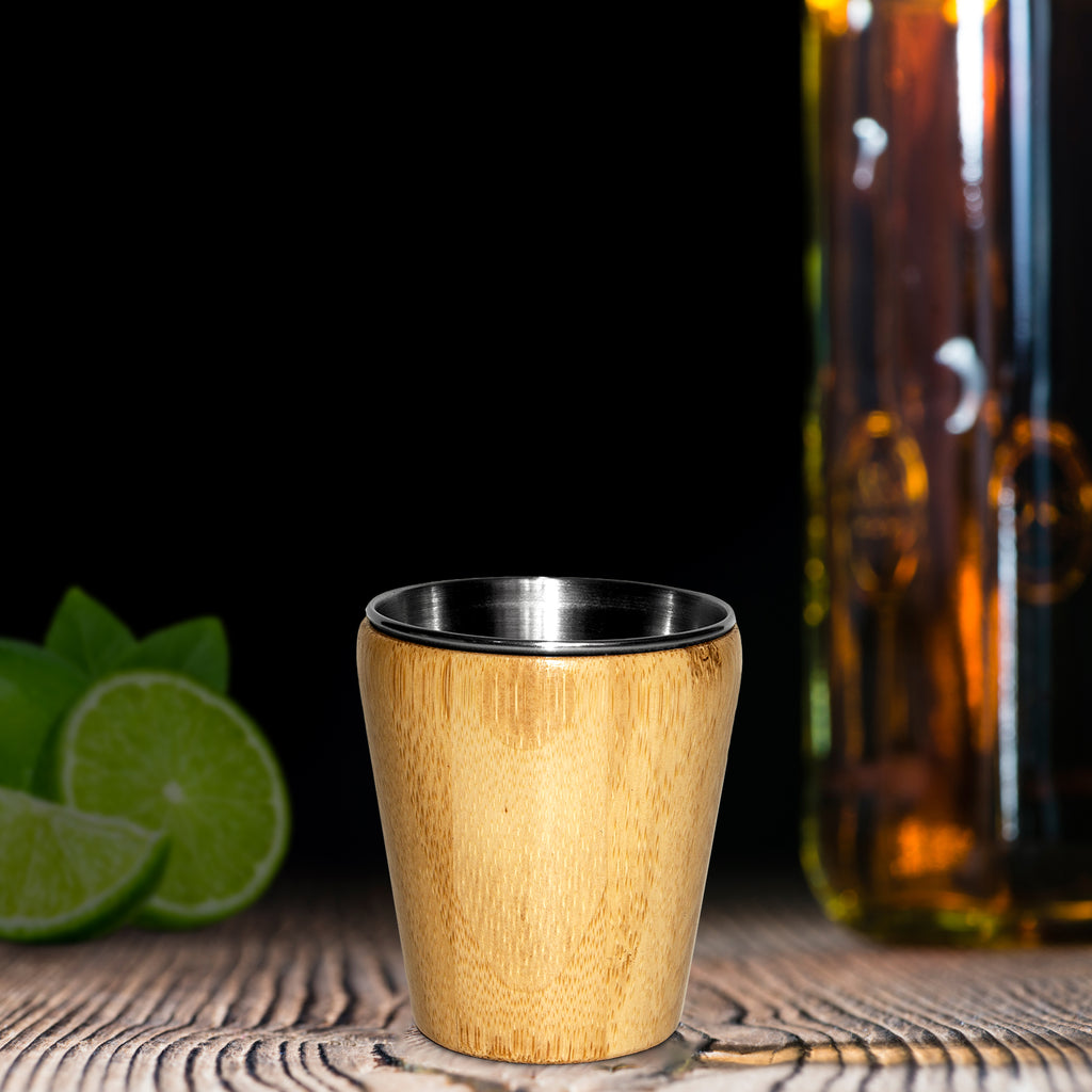 Escondido Engraved Bamboo 2oz Shotglass