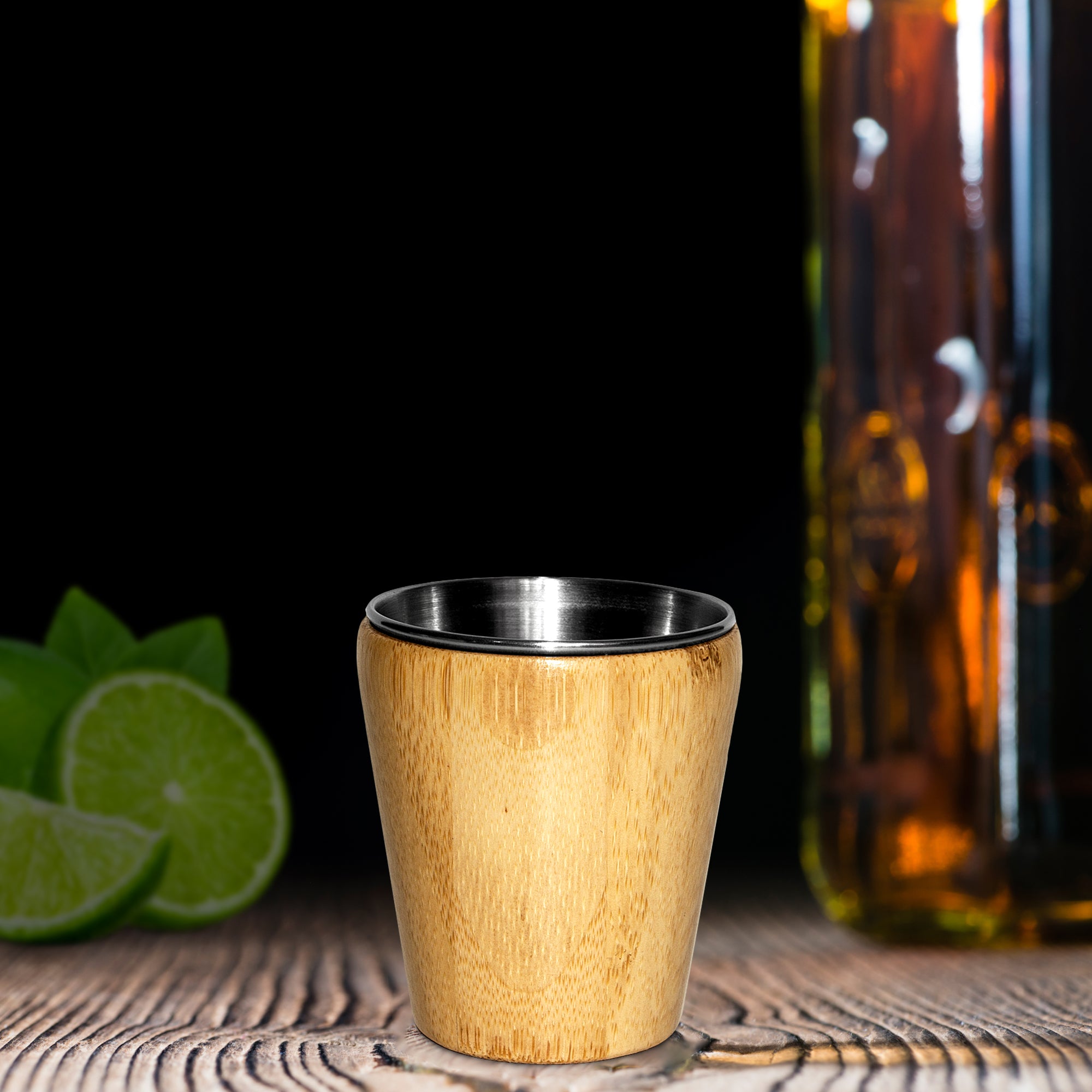 Escondido Engraved Bamboo 2oz Shotglass