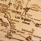 A Slice of Life California Cutting Board, 11" x 8-3/4"