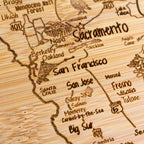 A Slice of Life California Cutting Board, 11" x 8-3/4"