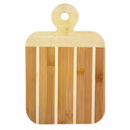 Striped Small Paddle Serving Board, 9" x 6"