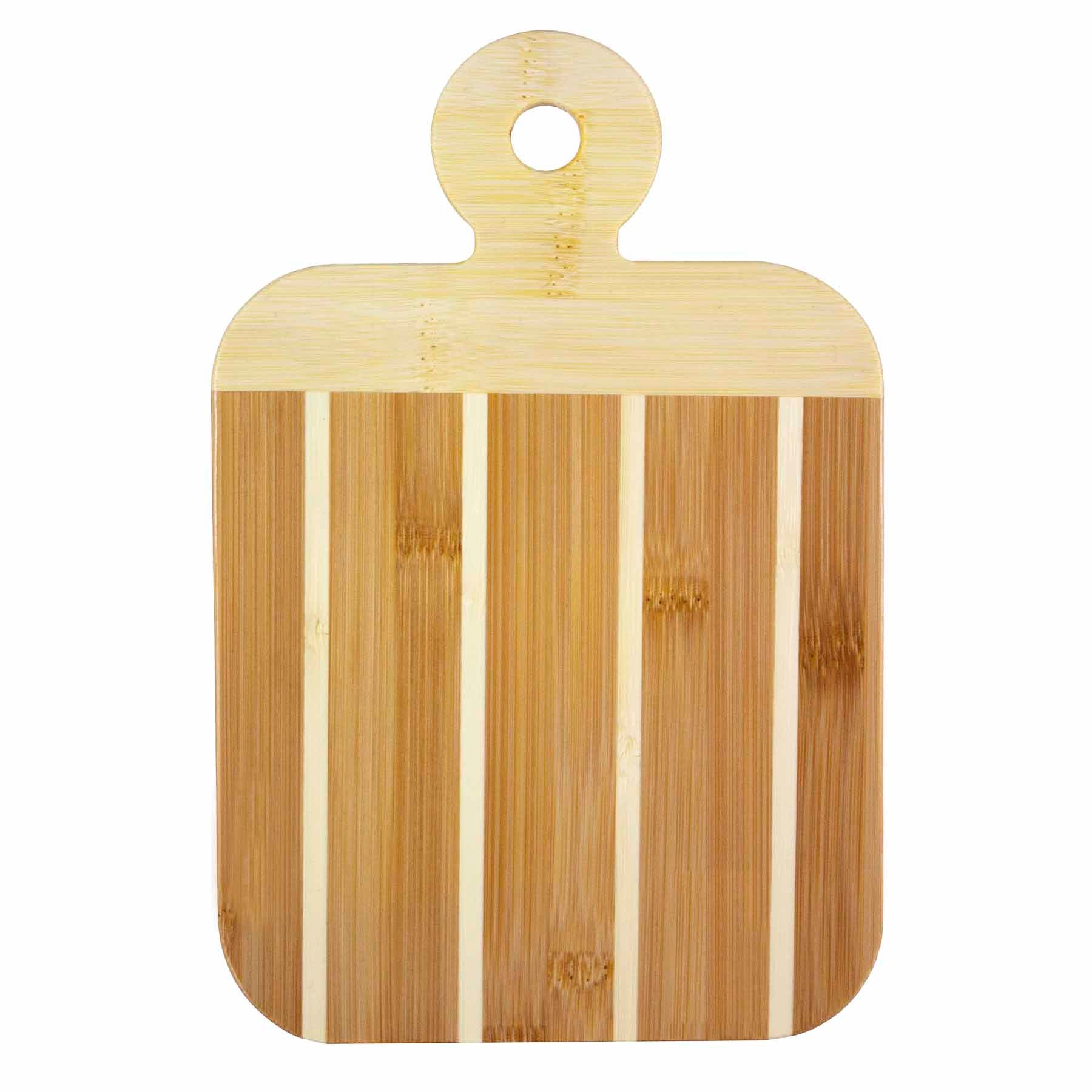 Striped Small Paddle Serving Board, 9" x 6"