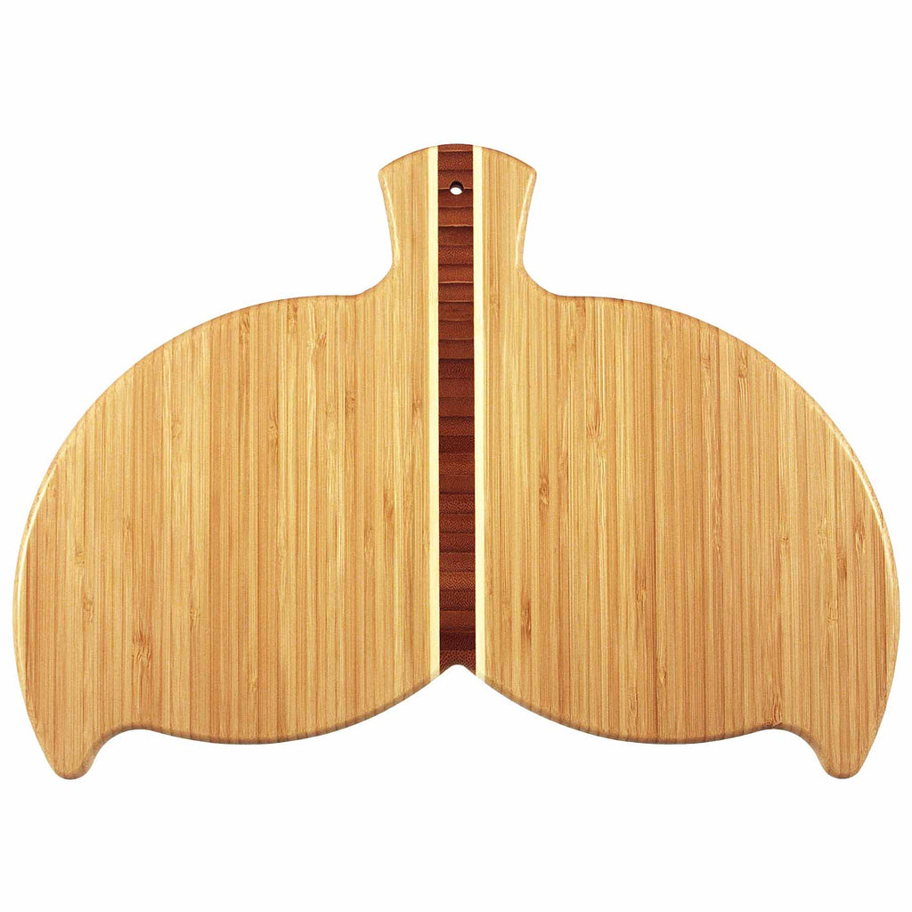 Whale Tail Shaped Cutting Board, 14-1/2" x 10-1/2"