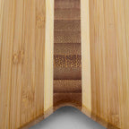 Whale Tail Shaped Cutting Board, 14-1/2" x 10-1/2"