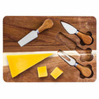 TB Home® Charcuterie Board with Built-In Cheese Tools