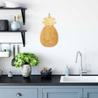 Pineapple Shaped Cutting Board, 14-3/8" x 7-1/2"