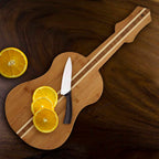 Ukulele Shaped Cutting Board, 22" x 9"