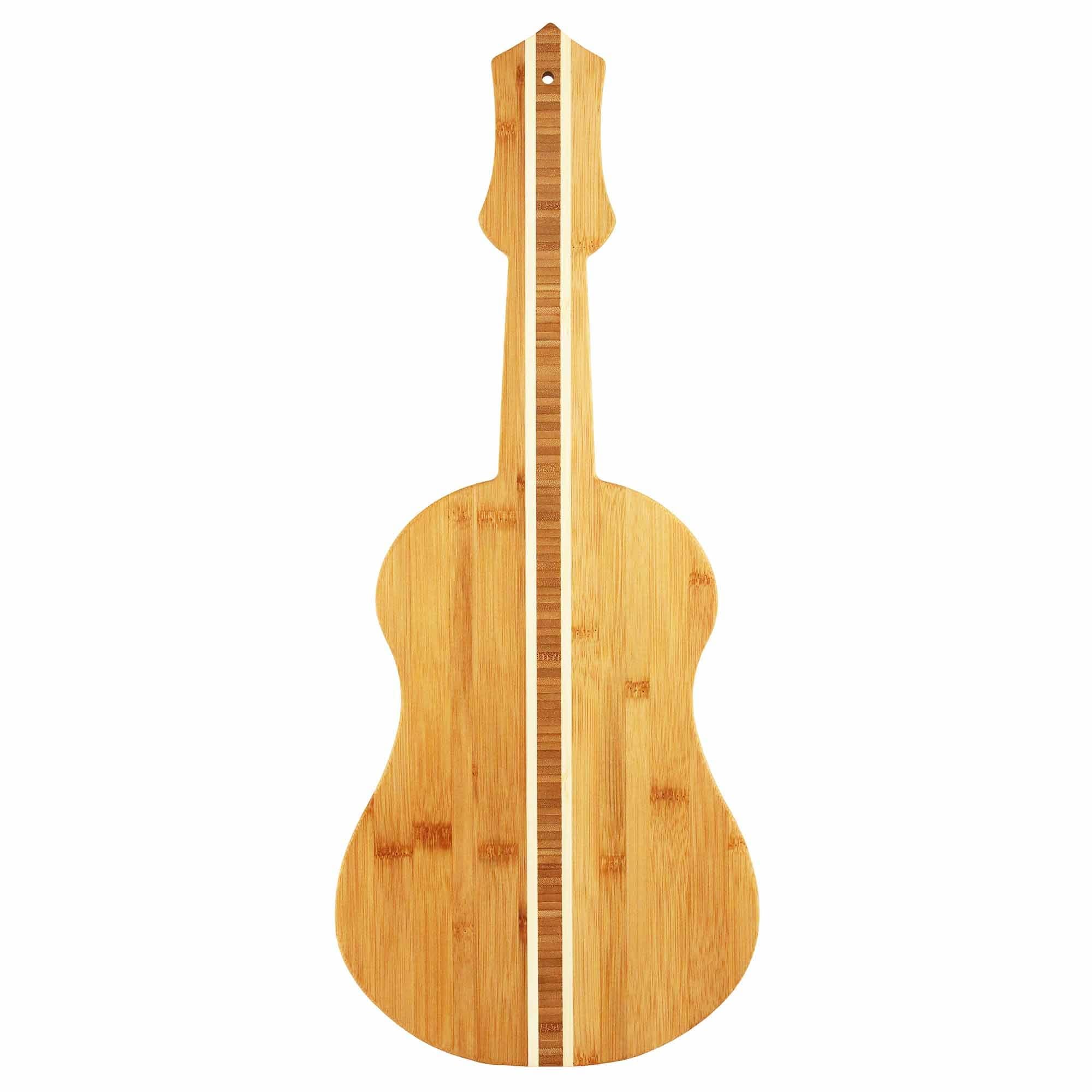 Ukulele Shaped Cutting Board, 22" x 9"
