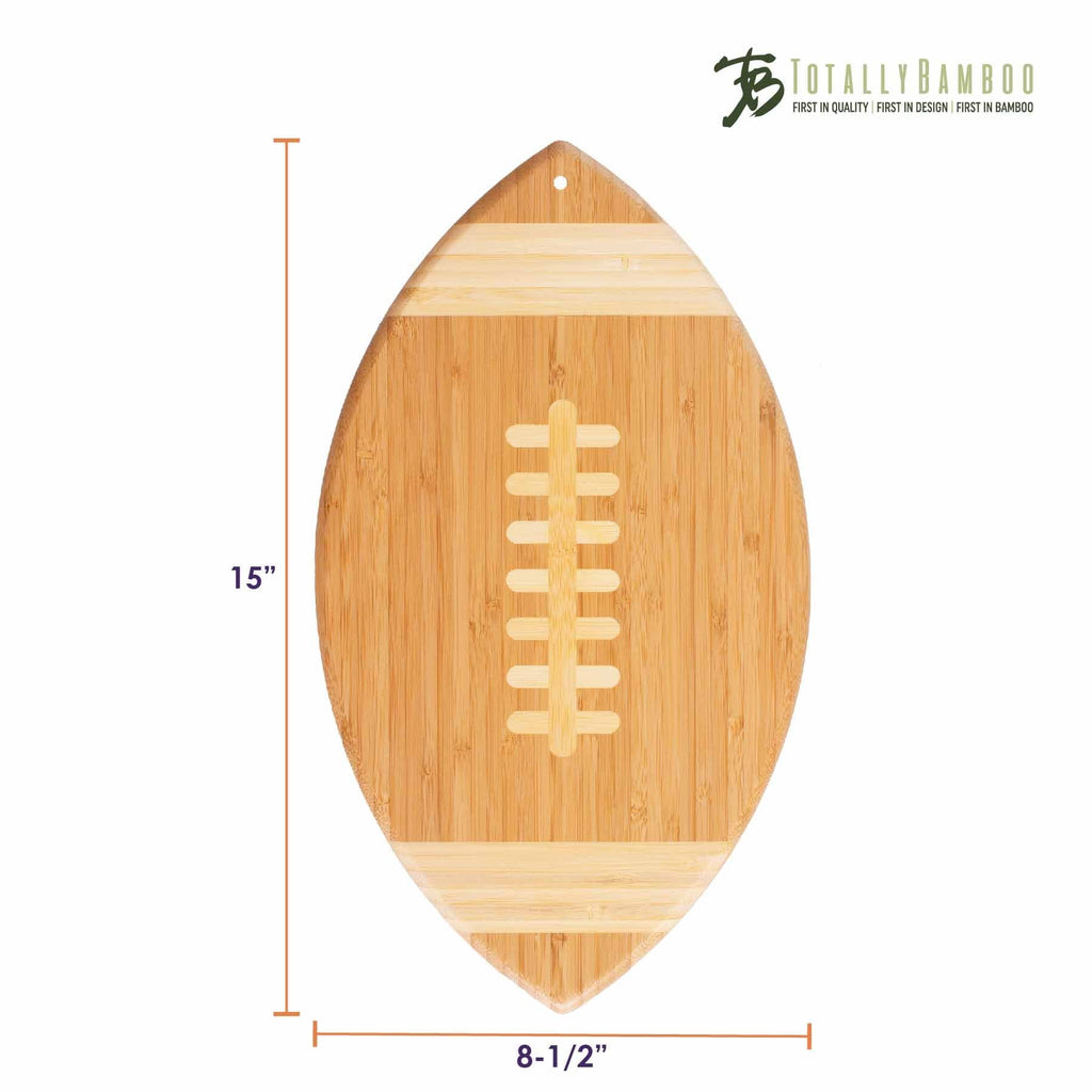 Football Shaped Cutting Board, 15" x 8-1/2"