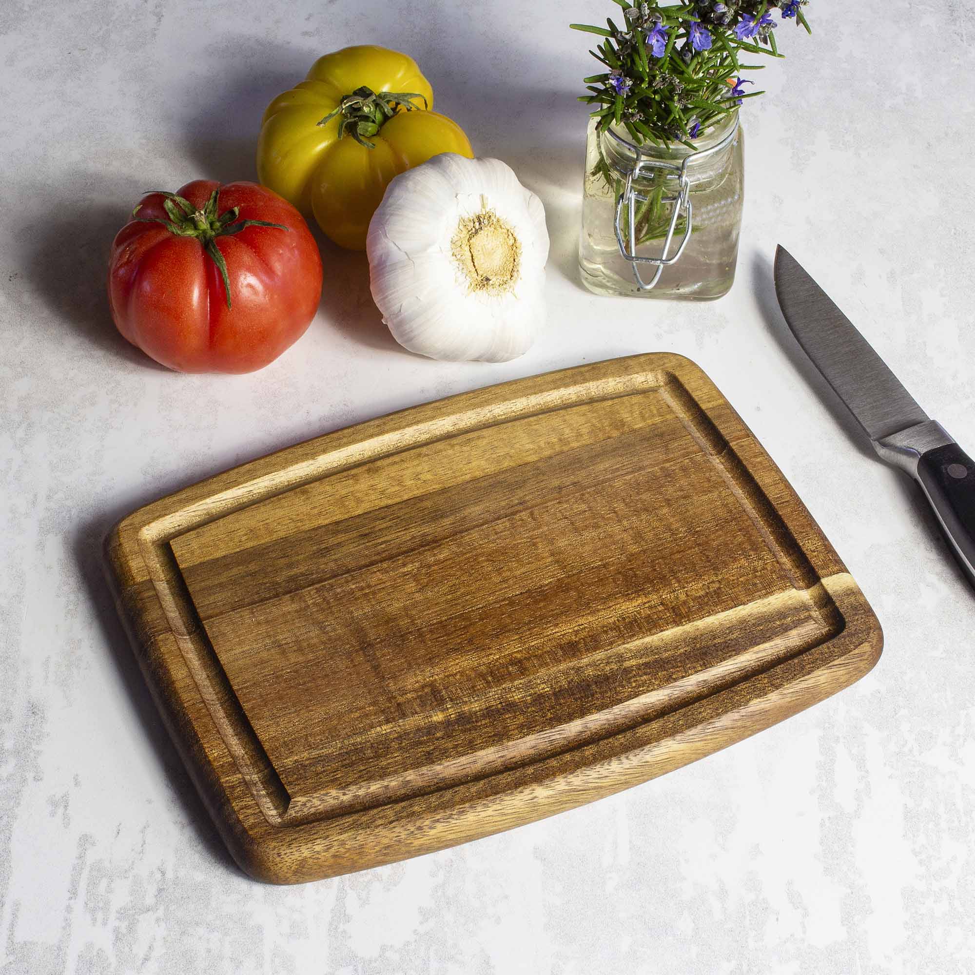 TB Home® Small Cutting Board with Juice Groove, 8" x 6"