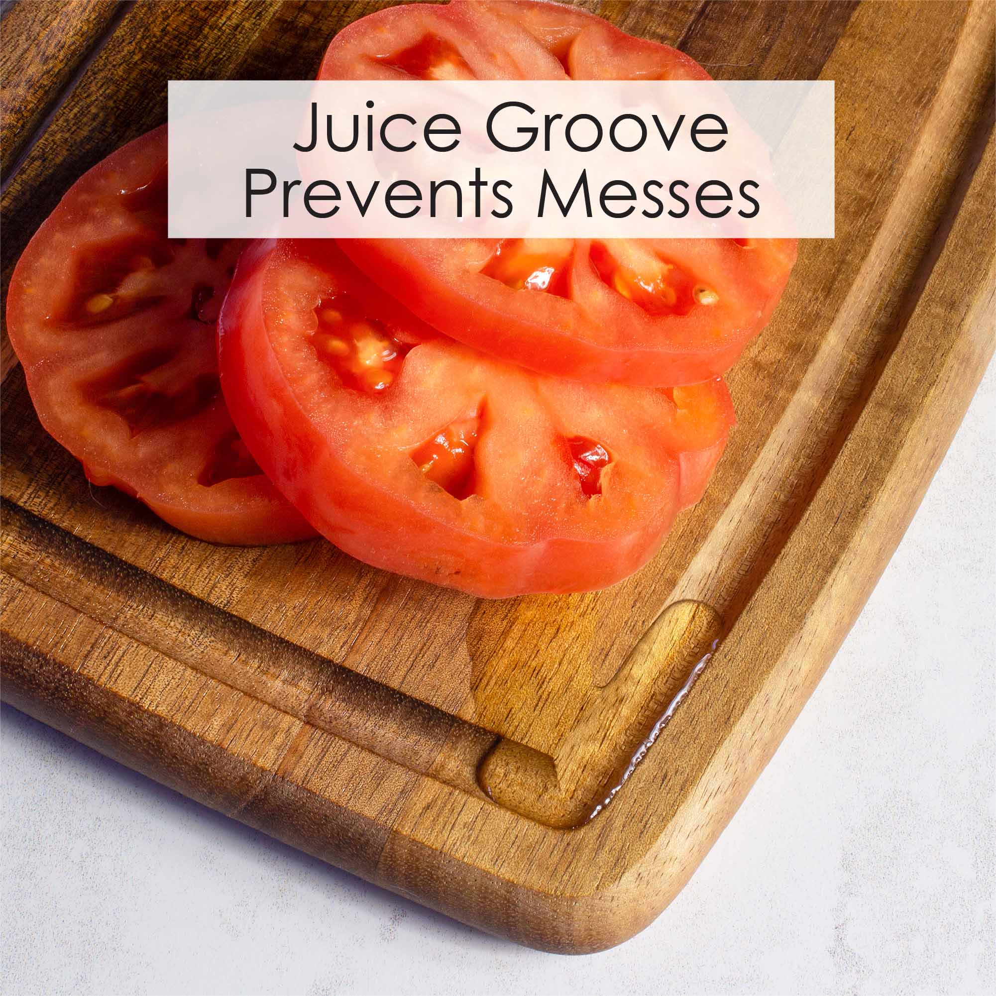 TB Home® Small Cutting Board with Juice Groove, 8" x 6"