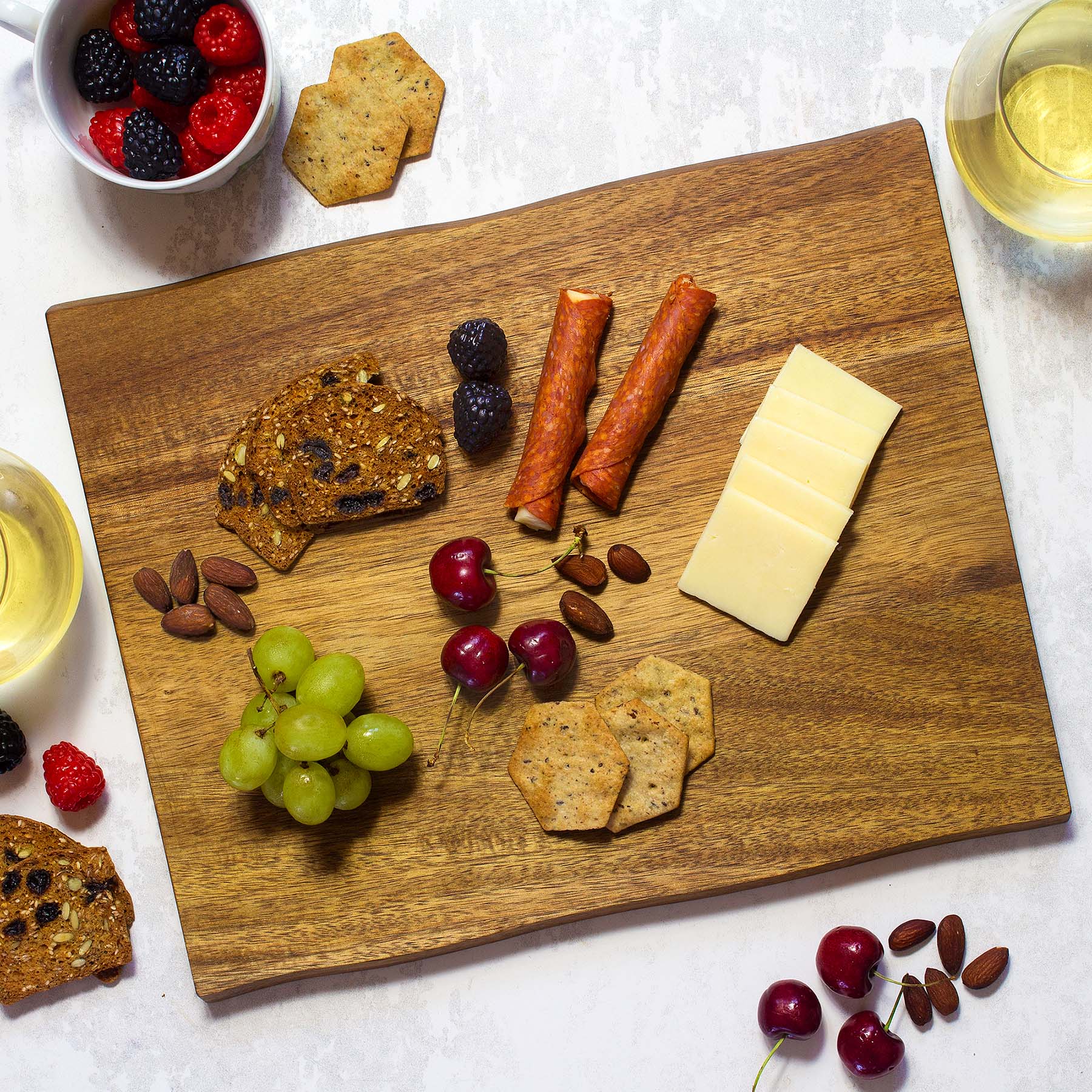 TB Home® Acacia Wood Charcuterie Serving Board
