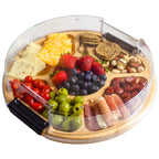 Flip, Serve & Store™ Round Charcuterie Board with Locking Lid