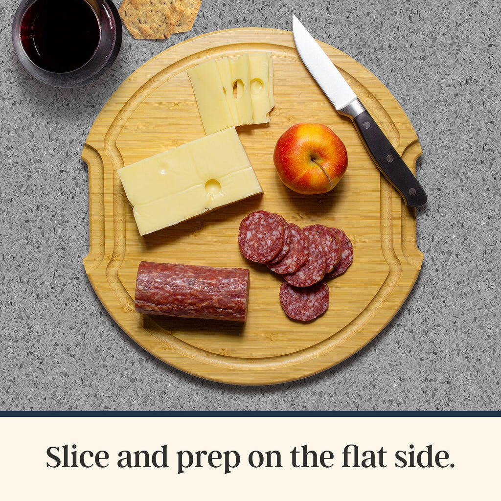 Flip, Serve & Store™ Round Charcuterie Board with Locking Lid