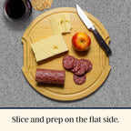 Flip, Serve & Store™ Round Charcuterie Board with Locking Lid