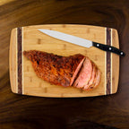 "Marbled" Bamboo Cutting Board, 18" x 11-3/4"