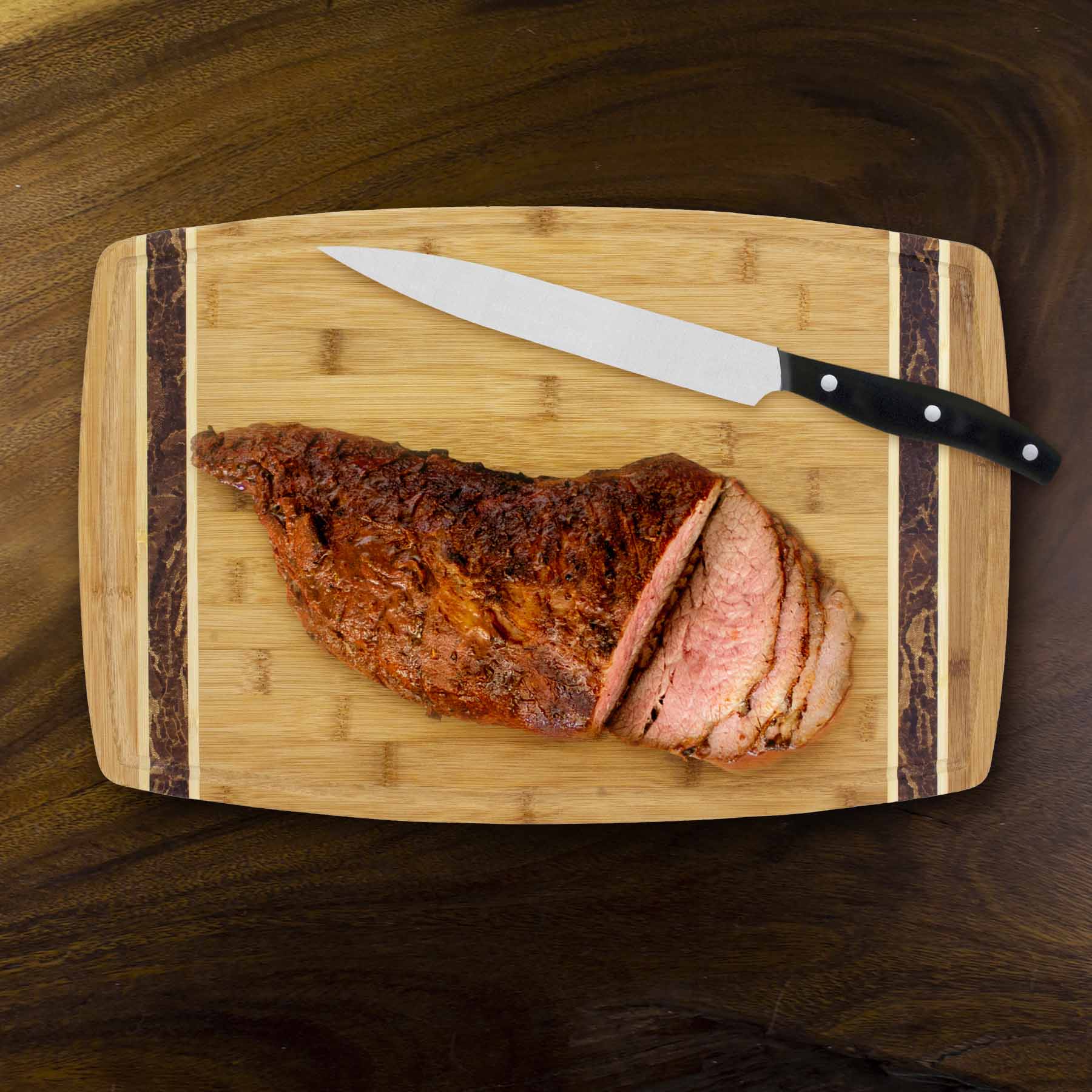 "Marbled" Bamboo Cutting Board, 18" x 11-3/4"