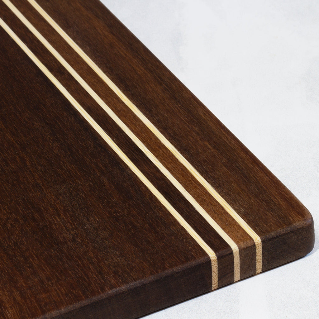 Rock & Branch® Acacia Wood Pinstripe Paddle Board