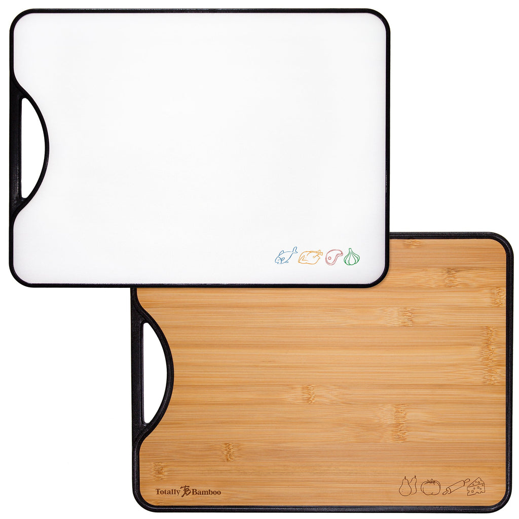 "Poly-Boo" Reversible Bamboo/Plastic Cutting Board