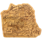 San Francisco Laser Engraved Cutting and Serving Board