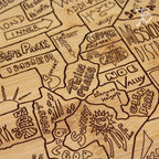 San Francisco Laser Engraved Cutting and Serving Board