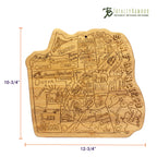 San Francisco Laser Engraved Cutting and Serving Board