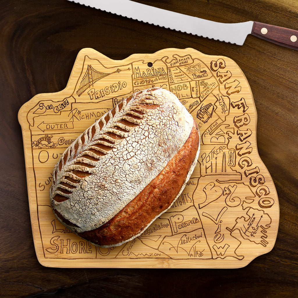 San Francisco Laser Engraved Cutting and Serving Board