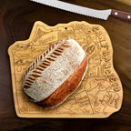 San Francisco Laser Engraved Cutting and Serving Board