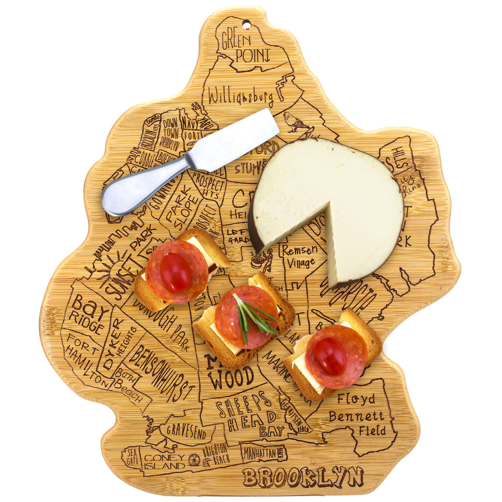 Brooklyn Laser Engraved Cutting and Serving Board
