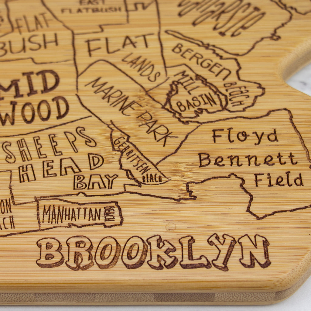 Brooklyn Laser Engraved Cutting and Serving Board