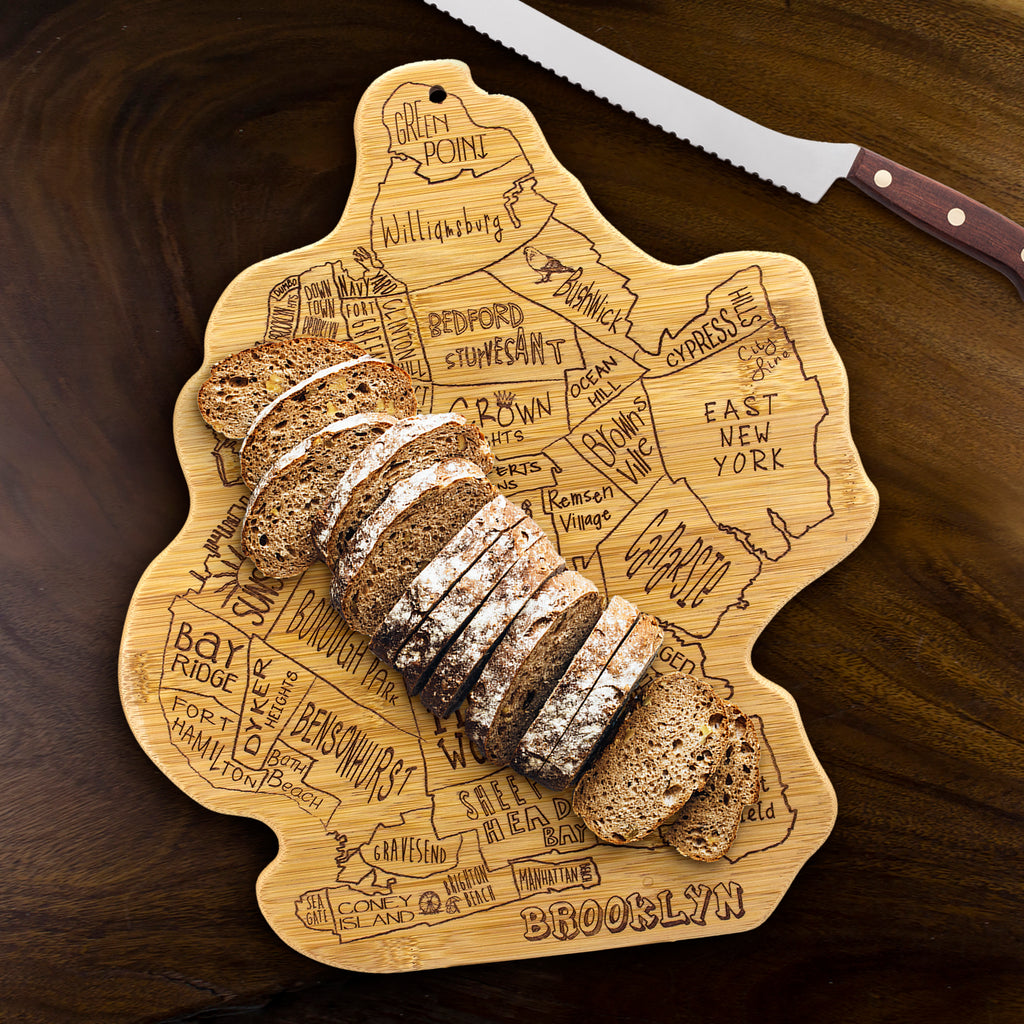 Brooklyn Laser Engraved Cutting and Serving Board