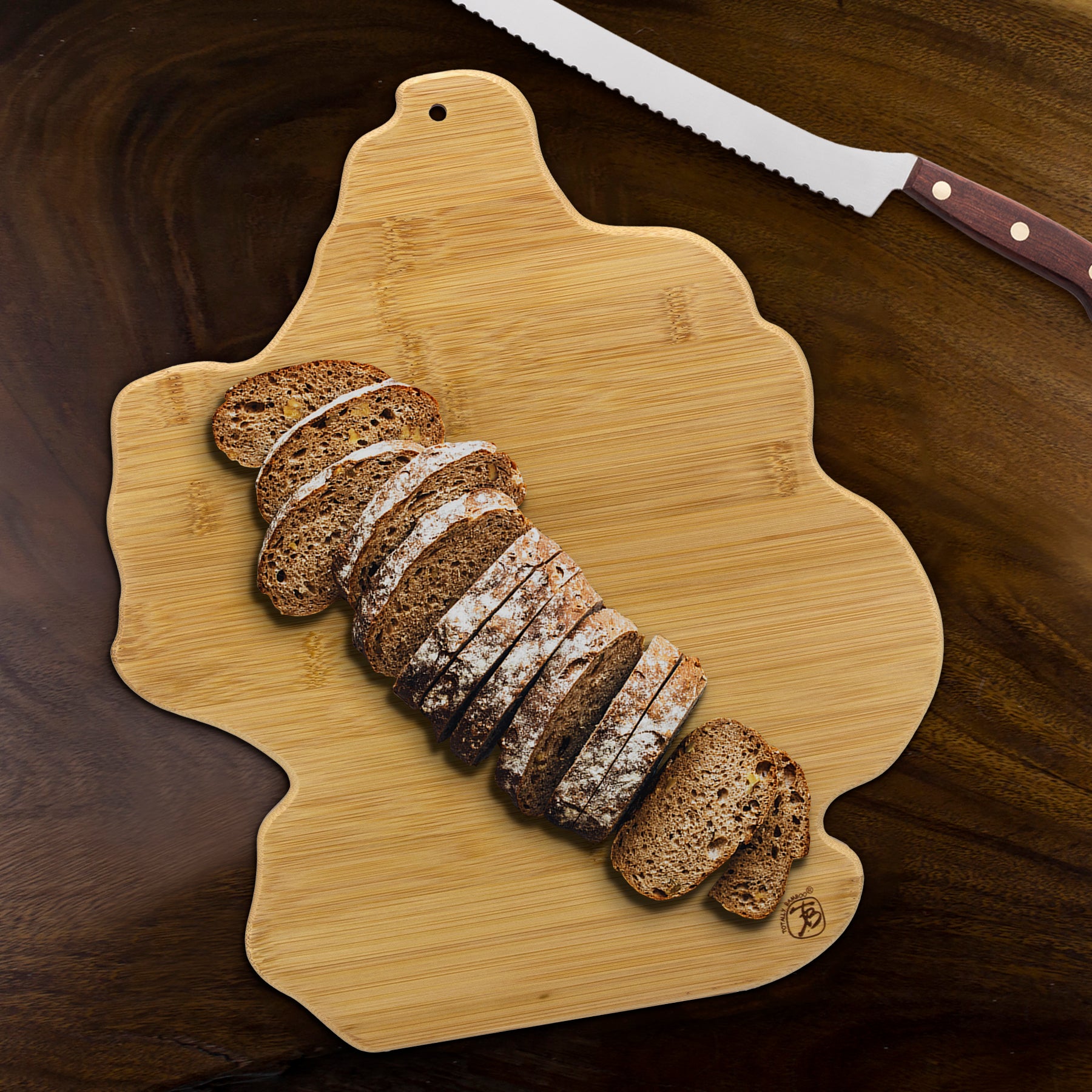 Brooklyn Laser Engraved Cutting and Serving Board