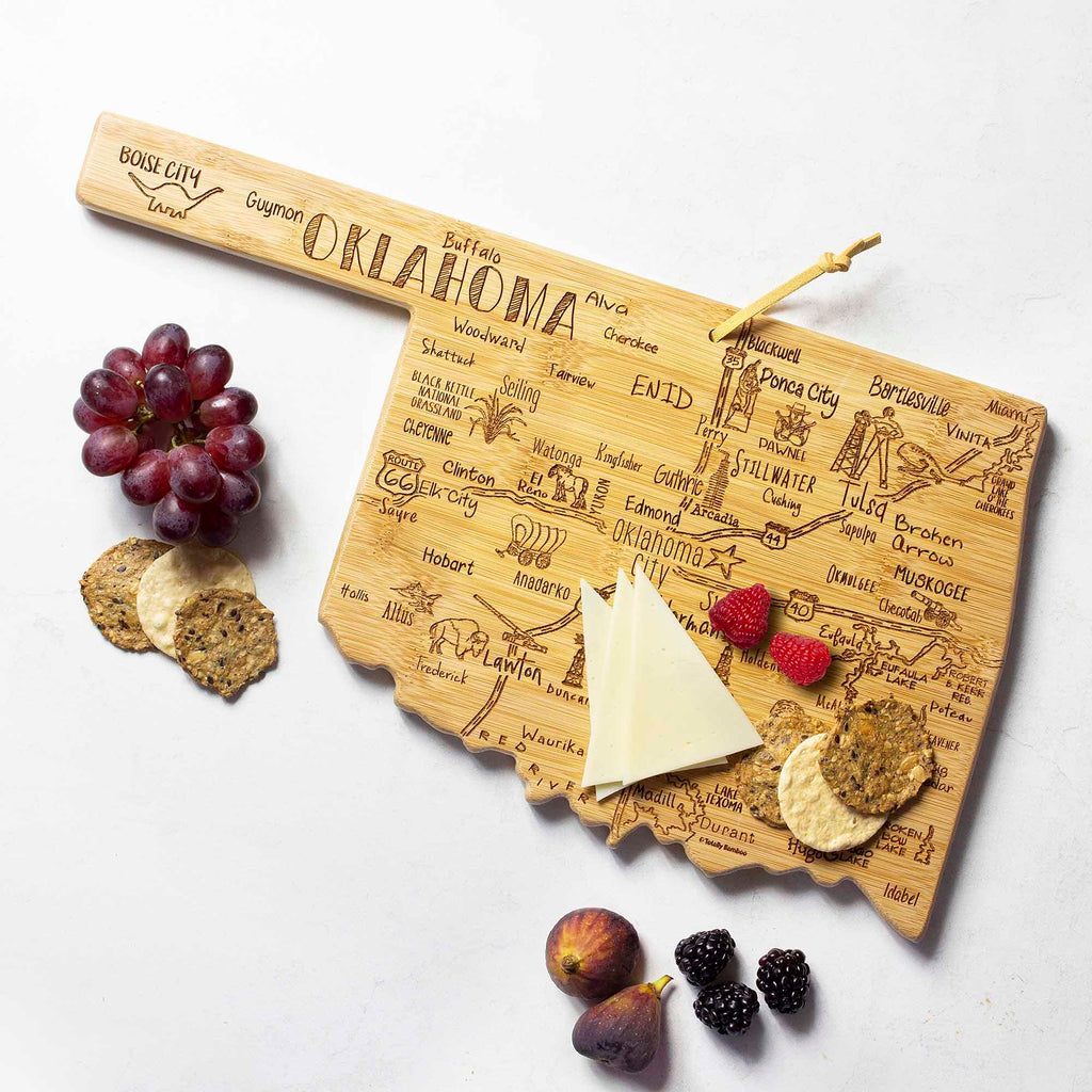 Destination Oklahoma Cutting Board, 16-3/4" x 9"