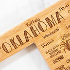 Destination Oklahoma Cutting Board, 16-3/4" x 9"