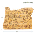 Destination Oregon Cutting Board, 14-1/2" x 10-3/4"